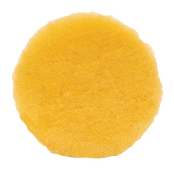 Lambs Wool Pad 6 Yellow, PK2